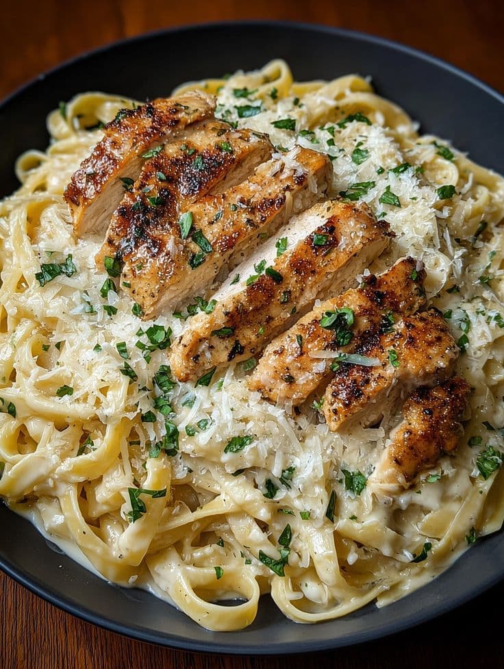 Malt Chicken Alfredo